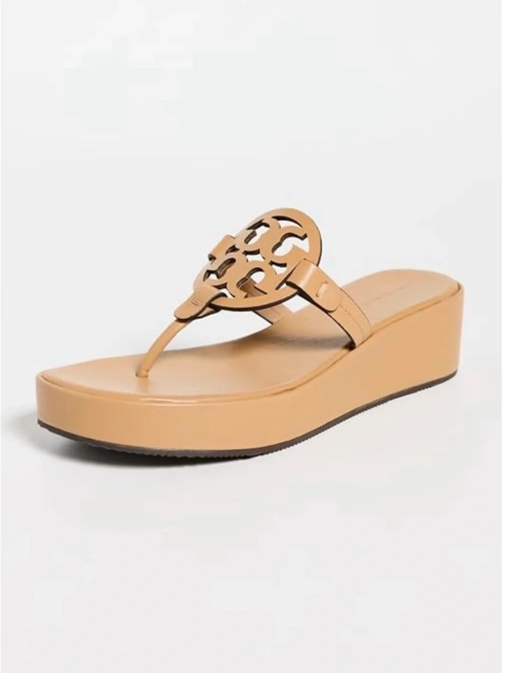Tory Burch Miller Wedge Sandals 25mm - Size 9